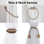 4 Pack Strong Magnetic Curtain Tiebacks Outdoor Elegant Decorative Tie Backs - Image 5