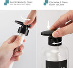 Segbeauty 3pcs Refillable Shower Bottles, 500ml Each - Image 3