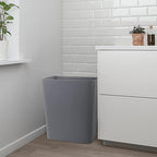 3-Pack Gray 4.5 Gallon Plastic Trash Can Wastebasket, Garbage Container Bin - Image 6