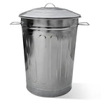 Plexon 13-Gallon Galvanized Steel Round Trash Can by Plexon