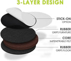 GorillaPads Non Slip Furniture Pads/Floor Grippers 2 Inch Round Floor Protectors - Image 2