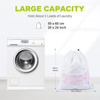 OTraki 2 Pack Mesh Laundry Bag, 20x24 Inch Heavy Duty Laundry Fine Mesh Bags - Image 2