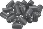 uxcell 20pcs Rubber End Caps 7.5mm ID Vinyl Round Tube Bolt Cap Cover Thread - Image 4