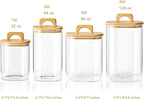 Sweejar 1 qt Glass Food Storage Containers - Image 2