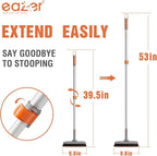 Eazer Grout Brush with Long Handle, 180°Rotation Tile Grout Cleaning Brush - Image 4