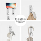 Wall Hooks for Coat and Towel: 13LB Adhesive Door Hanger Stick on - Image 5