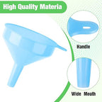 Honeydak 18 Pieces Multi-Purpose Plastic Funnels 4.7 Inch Wide Mouth Funnels - Image 4