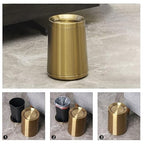 10 L/3 Gallen, Brushed Stainless Steel Garbage Can - Image 9