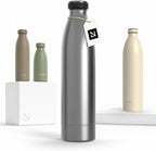 LARS NYSØM Stainless Steel Insulated Water Bottle 12oz 17oz 25oz 34oz 51oz | by LN
