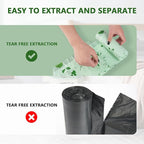 VOK 8 Gallon Trash Bags Drawstring, Medium Trash Bags - Image 3