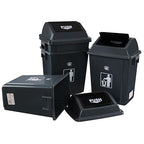 8 Gallon Plastic Kitchen Trash Can - Image 7
