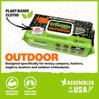 Crocodile Cloth Outdoor Cleaning Wipes – 80 Count Plant-Based Cloths, Skin Safe - Image 2