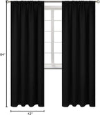 BGment Thermal Insulated Blackout Curtains 84 Inches Long - Image 8