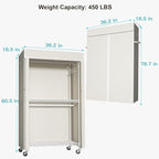 FUTASSI White Clothing Rack - Image 3
