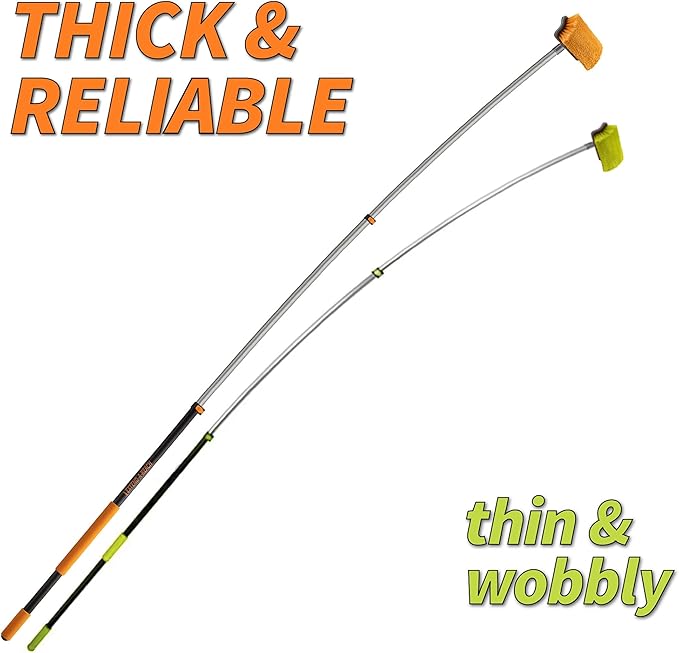 30 Foot High Reach Telescoping Duster Kit and Vinyl Siding Brushes - Image 3