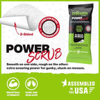 Crocodile Cloth PowerSCRUB Cleaning Wipes – 10 Dual-Surface Cloths, Heavy-Duty - Image 4