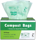 Primode Compostable Bags, 6 Gallon Food Scraps Yard Waste Bags, Extra Thick by Primode