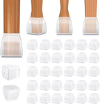 BALEINE 32 Pack Silicone Chair Leg Floor Protectors, Stool Leg Protectors Cap by BALEINE