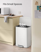 SONGMICS Kitchen Trash Can, 13-Gallon Garbage Can - Image 3