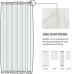 DWCN French Door Curtains – Rod Pocket Thermal Blackout Curtain - Image 3