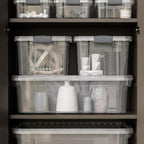 Superio Storage Bins with Lids, Stackable Totes, BPA Free, Odor Free, Organizer - Image 7