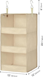 GRANNY SAYS 3-Shelf Hanging Closet Organizer, Closet Organizers and Storage - Image 3