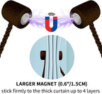 18 Inch Strong Magnetic Curtain Tiebacks, Curtain Holdbacks Modern Upgrade - Image 2