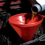 5 Pcs Automotive Funnels Set, Wide Mouth Fuel Funnel, Plastic Long Neck Oil - Image 6