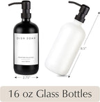 Emerson Essentials Soap Dispenser, Hands and Dishes Bottles, Kitchen Set - Image 2