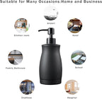 304 Stainless Steel Countertop Black Soap Dispenser Rust Resistant Leak-Proof - Image 5