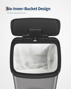 Garvee 13 Gallon / 50 L Stainless Steel Trash Can - Image 4
