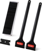 NEWISHTOOL 2 Pcs Long Handle Plastic Razor Blade Scraper by NEWISHTOOL