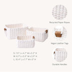 LA JOLIE MUSE Woven Storage Baskets - Image 4