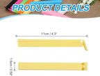 PATIKIL Sealing Clips 4.3 Inch, 10 Pack Reusable Plastic Bag Clip Clamp Sealer - Image 2