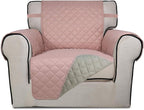 PureFit Reversible Quilted Sofa Cover, Water Resistant Slipcover Furniture by PureFit