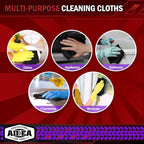 AIDEA Microfiber Cleaning Cloth Black 10PK, Microfiber Towels - Image 7