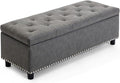 BELLEZE 47" Storage Ottoman, Storage Bench by BELLEZE