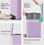 Cesun Small Bathroom Trash Can - Image 5