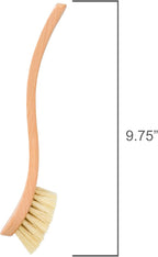 Redecker Curved Dish Brush, Strong Natural Tampico Fiber Bristles, Ergonomic - Image 3