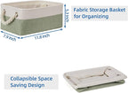 Temary Small Storage Baskets Small Fabric Bins - Image 7