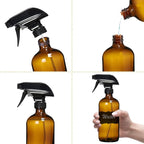 Amber Glass Spray Bottles For Cleaning Solutions - Image 6