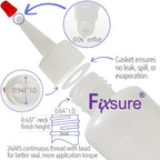 Plastic Squeeze Bottles with Red Tip Cap, 4 Oz Squirt Bottle - Image 3
