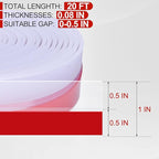 MYFAMIREA Door Weather Stripping 1IN x 20FT Door Draft Stopper Seal Tape - Image 2