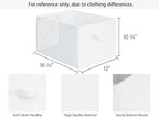 StorageWorks Storage Baskets for Shelves, Foldable Fabric Closet Storage Bins - Image 2