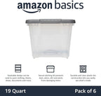 Amazon Basics Plastic Storage Containers - Image 2