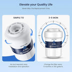 GLACIER FRESH Replacement for MWF Refrigerator Water Filters, SmartWater MWFP - Image 5