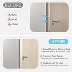 Heavy-Duty 36 ft x 2 in Weather Stripping, Extra Thick 2mm Door Draft Stopper - Image 4