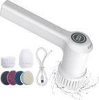 AIRSEE Cordless Electric Spin Scrubber, Handheld Power Shower Cleaner Brush by AIRSEE