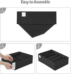 4 Packs T-shirt Drawer Organizers - Image 6