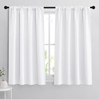 RYB HOME Room Darkening Thermal Insulated Curtains 50% Light Block Curtains by RYBHOME
